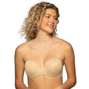 Vanity Fair® Bras: Gel Touch Strapless Push-Up ... Color: Barely Beige Size: 36